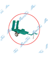 Trolley for blue Roller